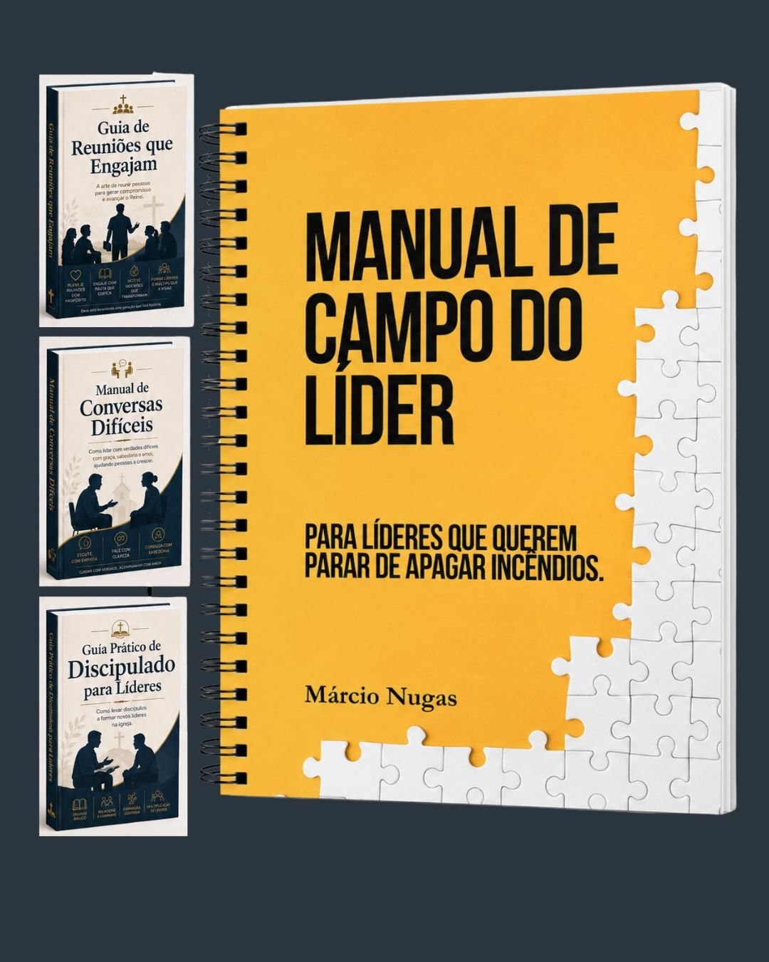 Manual de Campo do Líder com diagnóstico rápido da equipe, escala, rotina, checklist e plano de ação de 7 dias
